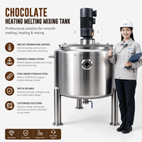 Cuve de fusion de chocolat 100L 300L 500L avec pompe pour beurre de cacao