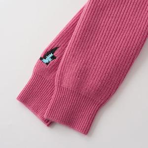 Pull en cachemire 100% classique, rayé, brodé, écologique, pour femmes, OEM ODM - Product Image 2