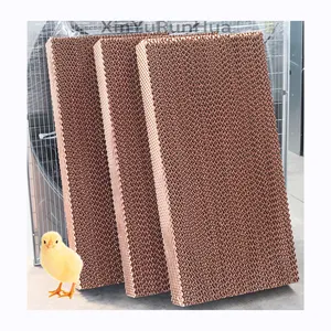 7090 Black Coated Washable Poultry Evaporative Cooling Pad Curtain Cooling