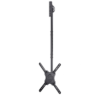 Soporte de Techo para TV con Movimiento Completo, para Pantallas de 17 a 65 Pulgadas, Carga de 75 kg, VESA 400x400, para Hotel, Gimnasio, Bar, Aeropuerto