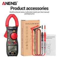 Multimètre à pince professionnel ANENG ST170, courant AC 500A, True RMS, détection NCV avec rétroéclairage pour la maintenance électrique