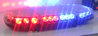 12V/24V 40W Rot-Blaue Stroboskop-Warnleuchte LED-Blitzlicht für Krankenwagen Notfall Tragbar