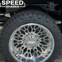 Jantes forgées 24x14 26x16 28x16 8x6.5 8x165.1 en aluminium forgé à profil profond pour Dodge Ram 2500 3500 Silverado 2500 3500