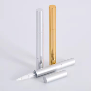 Bolígrafo giratorio cosmético de Metal vacío de 2ml y 4ml con ventana y cepillo de cerdas para brillo de labios/plumper/corrector/limpieza de joyas - Product Image 6