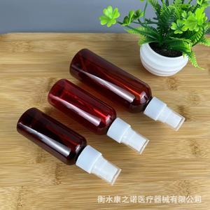 ขวดสเปรย์สีน้ำตาลสำหรับสัตว์เลี้ยง ขนาด 50 มล. 100 มล. พ่นละอองละเอียด พกพาสะดวก สำหรับบรรจุแอลกอฮอล์เหลว ใช้สำหรับบรรจุภัณฑ์ทั่วไป - Product Image 1