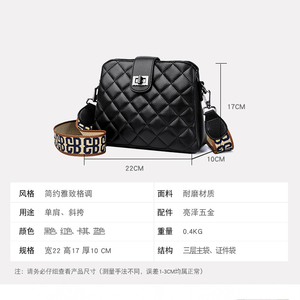 Guangzhou Factory Wholesale Classic Satchel Handbags Shoulder Bags Vintage <b>Quilted</b> Purse and Handbag for Women - Product Image 5