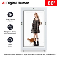 Exhibidor Holográfico 3D con IA para Interiores, Vitrina Holográfica Interactiva, Caja LCD Transparente, Holobox Digital Virtual