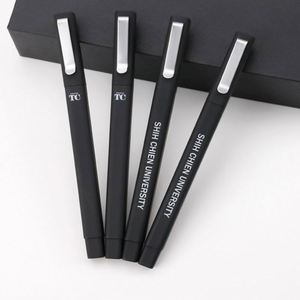 Promotional Stainless Steel High Quality Classic Luxury Black square Plastic Ballpoint <b>Pens</b> with Custom logo Wholesale - Product Image 4