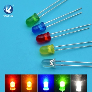 Vanfun 10 mét RONDE TOP LED <span class=keywords><strong>Diode</strong></span> nước rõ ràng rood blauw geel dài pins Dip LED kralen - Product Image 5