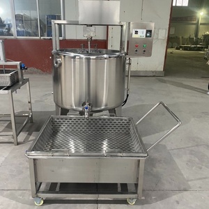 Nueva Máquina Comercial para Hacer Queso, Tanque Pasteurizador <span class=keywords><strong>de</strong></span> Leche con Prensa Neumática para Queso y Carro <span class=keywords><strong>de</strong></span> Recolección <span class=keywords><strong>de</strong></span> Cuajada - Product Image 5