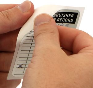 ป้ายเครื่องดับเพลิงป้ายการตรวจสอบบันทึกการบำรุงรักษาแท็กกันน้ำการตรวจสอบสำหรับในร่มกลางแจ้ง - Product Image 5