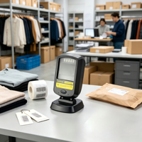 Lecteur de codes-barres filaire CMOS 2D avec interface USB, scanner de codes QR 1D/2D automatique pour entrepôt, en stock
