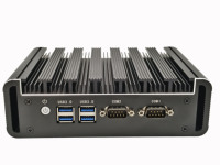 PC Industrial Sin Ventilador Confiable, Doble LAN, 2 Puertos COM, Puertos de E/S Expandibles, Mini PC Integrado para Entornos Industriales