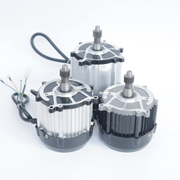 48v 60v 1500w DC Brushless 4000Rpm Puissance Moteur à ondes carrées pour Tricycle électrique Rickshaw Moteur d'essieu arrière