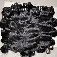 Lots de Cheveux Naturels Bruts en Gros, Cheveux Humains Chinois et Brésiliens Vierge Non Traités Remy 100% de 10 à 36 Pouces, Direct Usine - Product Image 2