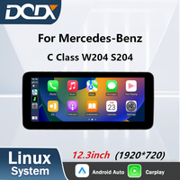 Pour Mercedes-Benz Classe C W204 S204 NTG 4.0/4.5, autoradio 12,3 pouces, avec CarPlay sans fil et Android Auto, unité multimédia