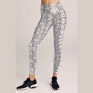 Hot Sale <strong>Snake</strong> Skin Nylon Digital <strong>Print</strong> High Waist <strong>Leggings</strong> Yoga Bra Exercise Sportswear <strong>Leggings</strong> - Product Image 1