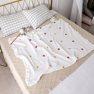 Chăn Ném Tùy Chỉnh 100% Bông Bé Chăn Siêu Mềm Mại Và Ấm Áp Mùa Đông Rắn Giường & Tắm Dệt Bởi Nhà - Product Image 5