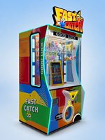 Machine de jeu à griffes Fast Catch avec lumière LED pour centre de divertissement familial