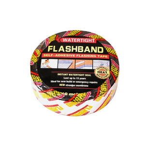 Bande clignotante auto-adhésive de bitume de surface de feuille d'aluminium d'usine bande clignotante auto-adhésive d'arrêt de fuite pour la toiture - Product Image 1