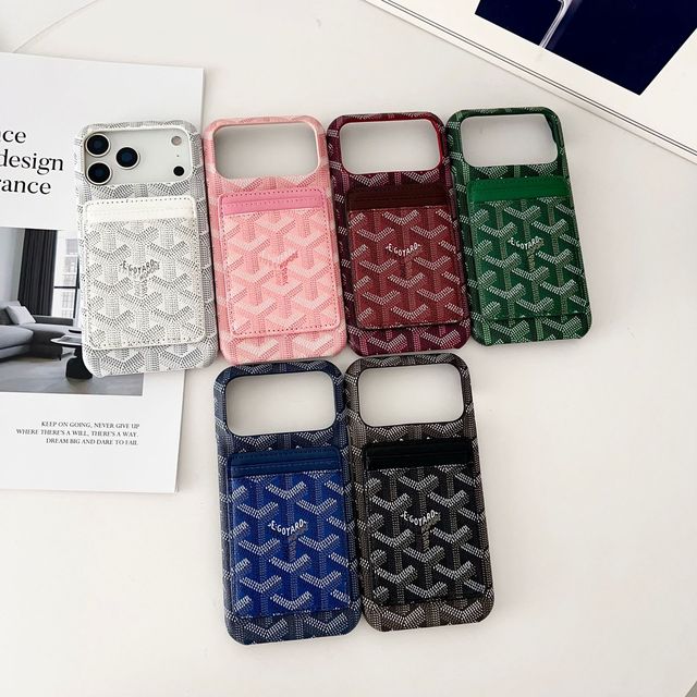 Magnetic Phone Case with Card Holder Compatible with  Style for iPhone 17 Pro MaxAmerican Trendy Brand Protective Cover 16pro 15