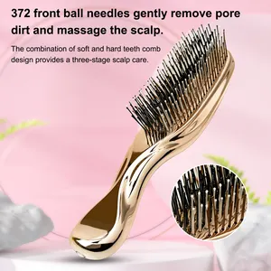 Factory Direct Sales Hot Selling Premium 3-in-1 Scalp Brush Scalp Massage Hair Comb