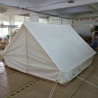 Tente en toile de coton imperméable Tente cloche pour le camping en famille en toutes saisons