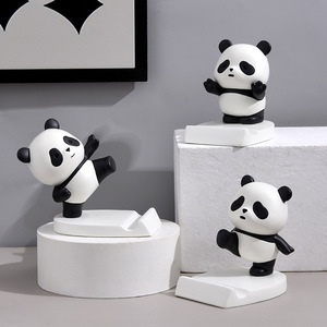 Panda Phone Stand Resin Cute Style Desktop <b>Holder</b> For <b>Tablet</b> And Mobile Device - Product Image 4