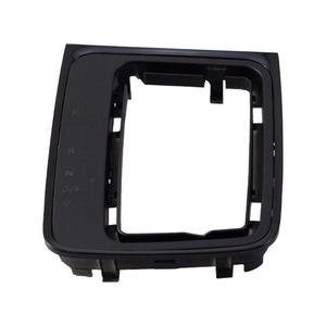 Kit de pommeau de levier de vitesse Volkswagen en plastique noir, panneau de commande de changement de vitesse automatique pour l'intérieur de la voiture, cadre du tableau de bord - Product Image 3