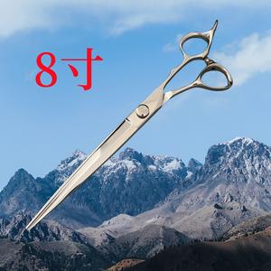Ciseaux à cheveux professionnels en acier inoxydable 440C de 8 pouces, ciseaux de beauté pour droitiers, lame standard - Product Image 3