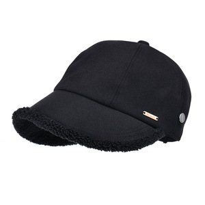 Women's Plush Bucket Hat Beige Warm Ear Covering Autumn Winter Cycling Cap Breathable Windproof Sun Shading Adult Size - Product Image 5