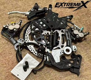 Kit de support de frein à disque arrière 240 mm pour Surron LBX Talaria Modified Ultra Bee, en alliage d'aluminium, double étrier, finition anodisée - Product Image 5