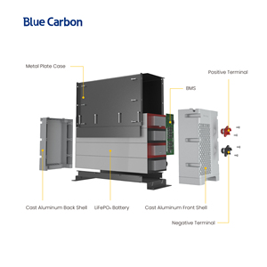 Baterai isi ulang Lithium Iron Phosphate karbon biru 12V 200ah 250ah 300ah - Product Image 4