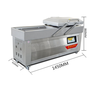 เครื่องบรรจุภัณฑ์สูญญากาศแบบสองห้อง ขนาด 1200*520*850 มม. สำหรับบรรจุอาหาร ขายส่ง - Product Image 2