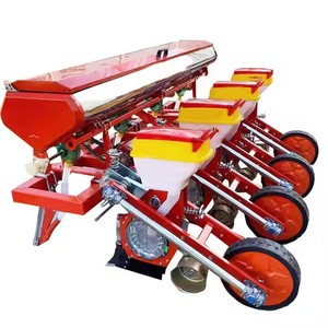 Sembradora de maíz sin labranza Mini tractor de 2 filas para suelo duro seco con tolva de mezcla de fertilizante - Product Image 1