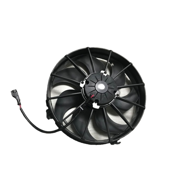 24V High-Flow Radiator Fan for Cars and Buses Electric Power Source Free Standing Mounting