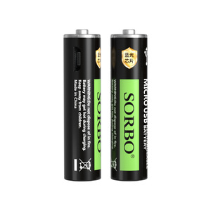 Sorbo Rechargeable Battery 14500 1.5V Lithium Ion With Overcharge Protection For USB Charging - Product Image 1