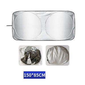 Pare-soleil de voiture neuf, pliable, en nylon, avec impression de logo, accessoire pour voiture, installation de vêtements de voiture, pare-soleil de voiture - Product Image 4