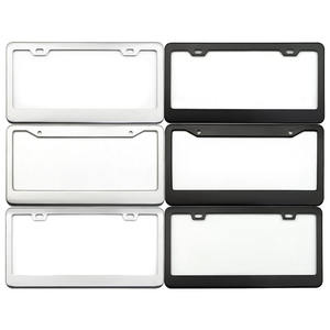 กรอบป้ายทะเบียนสแตนเลสสำหรับตก<span class=keywords><strong>แต่ง</strong></span>รถยนต์ขนาดมาตรฐานของสหรัฐอเมริกา - Product Image 1
