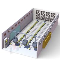 Nouveau Système d'alimentation avicole entièrement automatique en promotion – Ligne d'alimentation pour poulets en matériau galvanisé, facile à utiliser pour les fermes avicoles