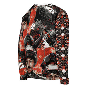Felpa Unisex Spirituale Samurai 100% Cotone con Stampa Serigrafica e Ricamo a Motivo Solido - Product Image 6