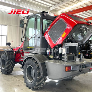 Construcción Farm Mini Frontlader Teleskoplader Radlader Telehandler Telescópico Cargador de ruedas de 2,5 toneladas para la venta - Product Image 6