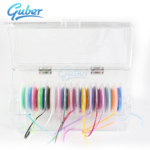 Guber 치과용 엘라스토메릭 파워 체인 스풀 롱타입 교정용 고무줄 - Product Image 1