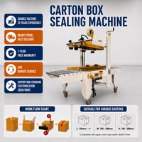 Machine automatique de scellage de boîtes en carton ondulé avec ruban adhésif