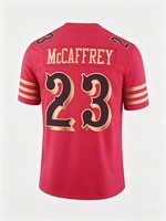 Grosir Berkualitas Tinggi # 85KITTLE # 97 BOSA # 23 McCAFFREY Bordir Jersey Sepak Bola Amerika Edisi Terbatas Jersey Kustom