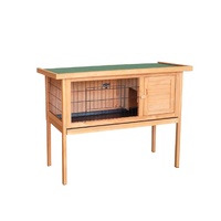 Cages à lapins en bois pour animaux de compagnie OEM Clapier à lapins en bois extérieur étanche à vendre