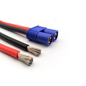 Cables Eléctricos de Silicona con Aislamiento de Goma, Cobre Puro Trenzado, 6 AWG, 300V, para Uso Electrónico - Product Image 1