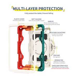 Custodia robusta per <span class=keywords><strong>Samsung</strong></span> Galaxy <span class=keywords><strong>A7</strong></span> <span class=keywords><strong>Lite</strong></span> 8.7 "T220/T225 silicone <span class=keywords><strong>Tablet</strong></span> armatura custodia antiurto - Product Image 2