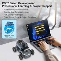 Modelo de IA de Gran Escala ROS2 ROSMASTER M1 Robot Compatible con Jetson NANO 4GB Orin NANO SUPER RDK X5 Raspberry Pi5