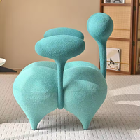 Fauteuil ballon magique inclinable en cuir PU, style nordique moderne et luxueux, avec structure métallique, pour salon et bureau à domicile
